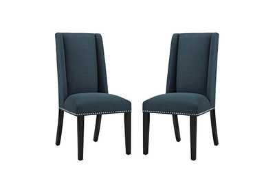 Baron Azure Dining Chair Fabric [Set of 2]