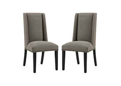 Baron Granite Dining Chair Fabric [Set of 2]