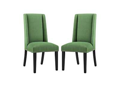 Baron Green Dining Chair Fabric [Set of 2]