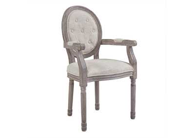 Image for Beige Arise Vintage French Arm Dining Chair