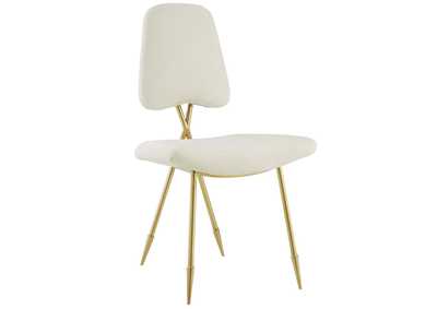 Image for Ivory Ponder Performance Velvet Dining Side Chair