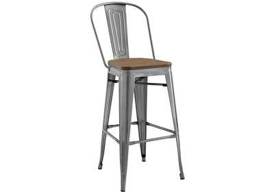 Image for Gunmetal Promenade Bar Stool