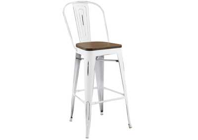 White Promenade Bar Stool