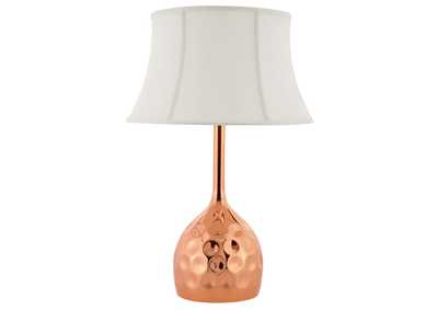 Image for Dimple Rose Gold Table Lamp