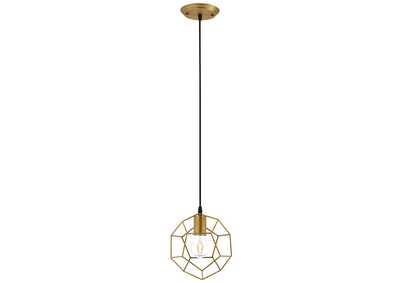 Image for Pique Gold Metal Ceiling Fixture