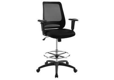 Image for Black Forge Mesh Drafting Chair