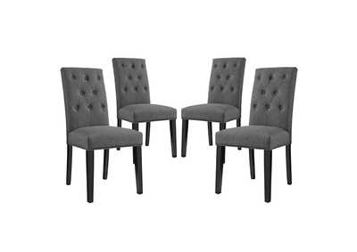 Image for Gray Confer Dining Side Chair Fabric [Set of 4]