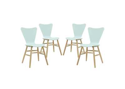 Image for Light Blue Cascade Dining Chair [Set of 4]