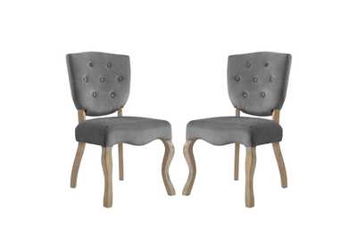 Image for Gray Array Dining Side Chair [Set of 2]