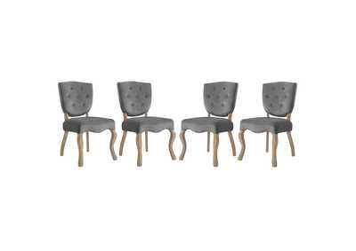 Gray Array Dining Side Chair [Set of 4]