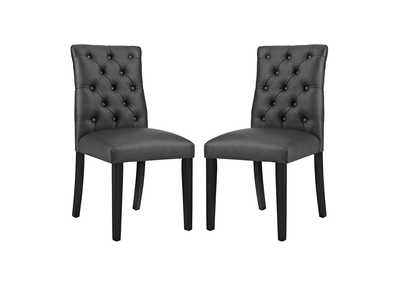 Image for Black Duchess Dining Chair Vinyl [Set of 2]