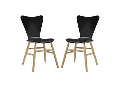 Black Cascade Dining Chair [Set of 2]