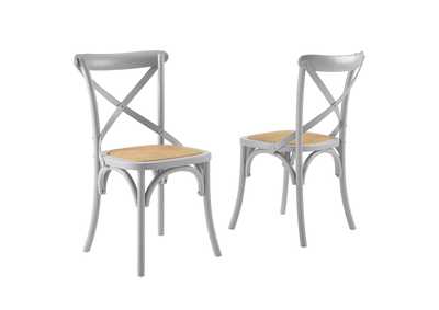 Image for Light Gray Gear Dining Side Chair [Set of 2]