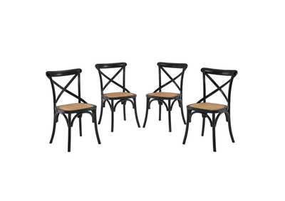 Image for Black Gear Dining Side Chair [Set of 4]