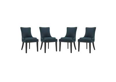 Azure Marquis Dining Chair Fabric [Set of 4]