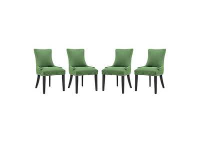 Image for Green Marquis Dining Chair Fabric [Set of 4]