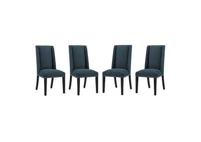 Azure Baron Dining Chair Fabric [Set of 4]