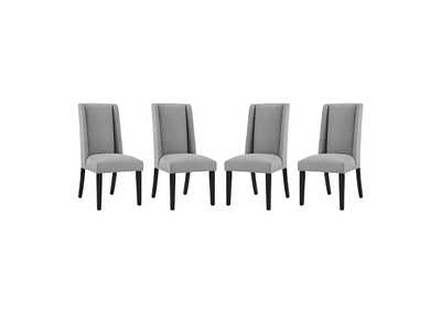 Image for Light Gray Baron Dining Chair Fabric [Set of 4]