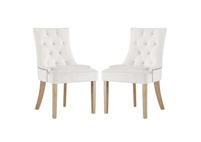 Image for Ivory Pose Dining Chair Performance Velvet [Set of 2]