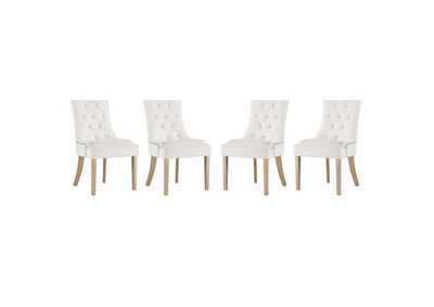 Image for Ivory Pose Dining Chair Performance Velvet [Set of 4]