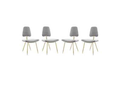 Image for Gray Ponder Dining Side Chair [Set of 4]