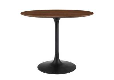 Black Walnut Lippa 36" Round Walnut Dining Table