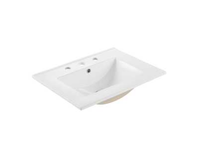 Image for White Cayman 24" Bathroom Sink