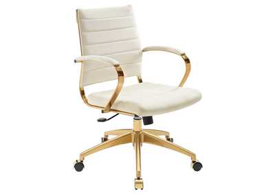 Image for Ivory Jive Mid Back Performance Velvet Office Chair