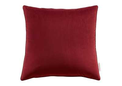 Image for Maroon Enhance 18" Performance Velvet Throw Pillow