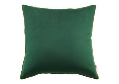 Image for Green Cognac Accentuate 24" Performance Velvet Throw Pillow