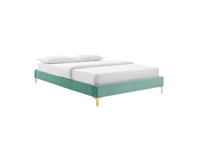 Image for Mint Sutton Full Performance Velvet Bed Frame