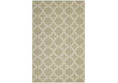 Image for Beige and Light Green Cerelia Moroccan Trellis 8x10 Indoor and Outdoor Area Rug