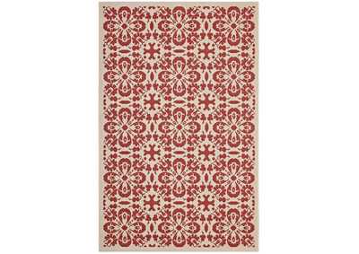 Image for Ariana Vintage Floral Trellis 4x6 Indoor and Outdoor Area Rug