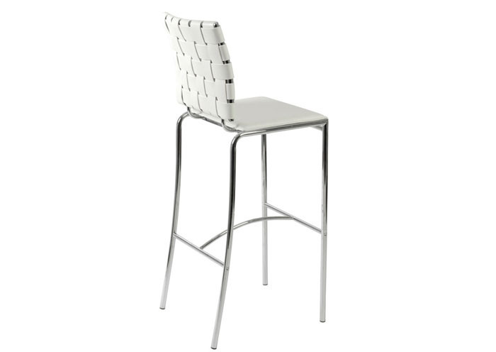 Carlsen White Bar Chair,Mr Bar Stool