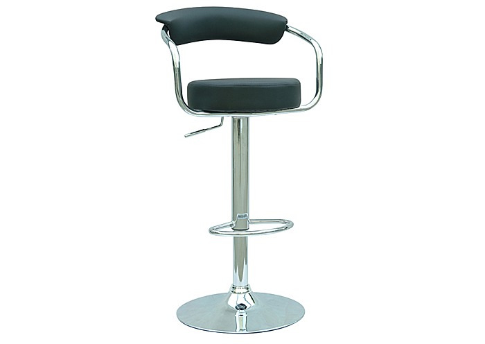 Pneumatic Black Gas-Lift Stool,Mr Bar Stool