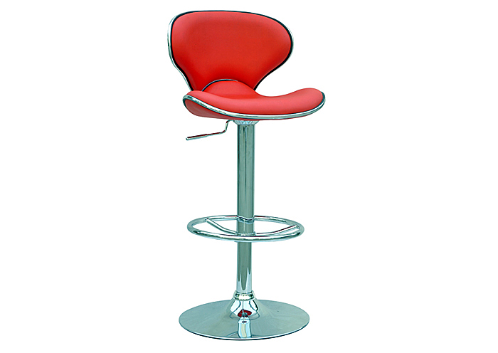 Pneumatic Red Gas-Lift Stool ,Mr Bar Stool