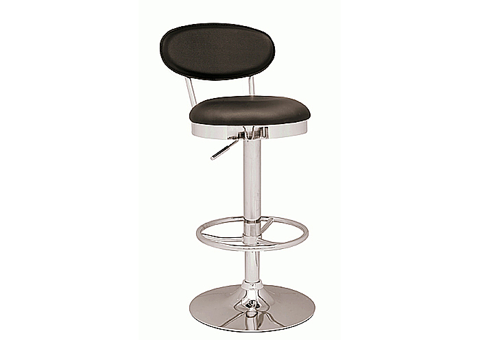 Pneumatic Black Gas-Lift Stool ,Mr Bar Stool