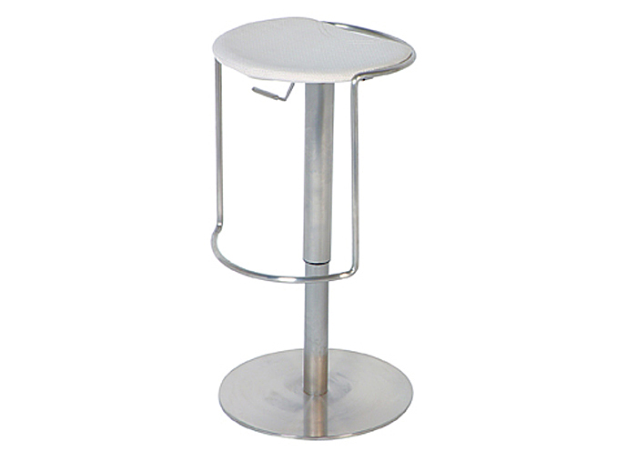 Pneumatic White Gas Lift Adjustable Height Swivel Stool,Mr Bar Stool