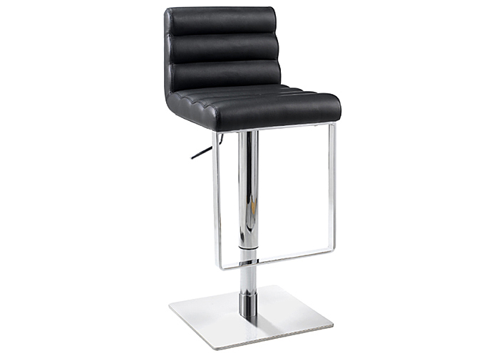 Pneumatic Gas Lift Adjustable Height Black Swivel Stool,Mr Bar Stool