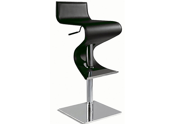 Pneumatic Gas Lift Adjustable Height Black Swivel Stool,Mr Bar Stool