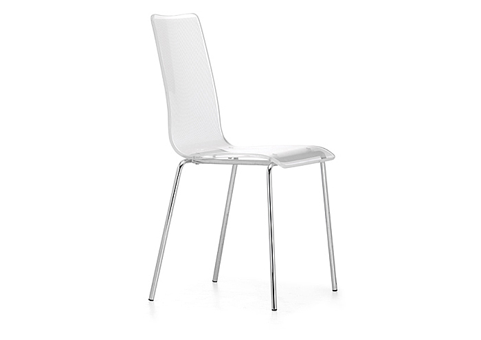 Stripy Chair - White (Pack of 4),Mr Bar Stool