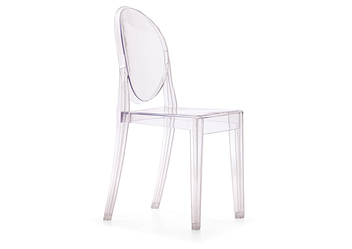 Anime Armless Chair - Transparent (Pack of 4),Mr Bar Stool