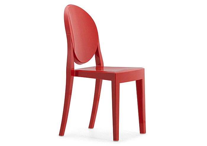 Anime Armless Chair - Red (Pack of 4),Mr Bar Stool