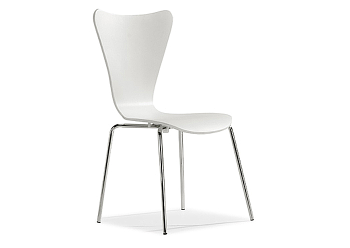Taffy Dining Chair - White (Pack of 4),Mr Bar Stool
