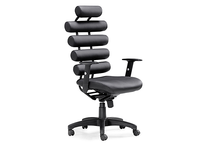 Unico Office Chair - Black (PU),Mr Bar Stool