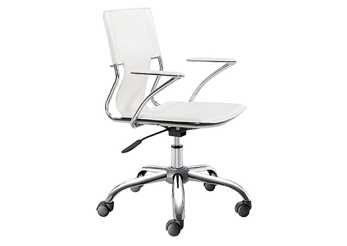 Trafico Office Chair - White,Mr Bar Stool