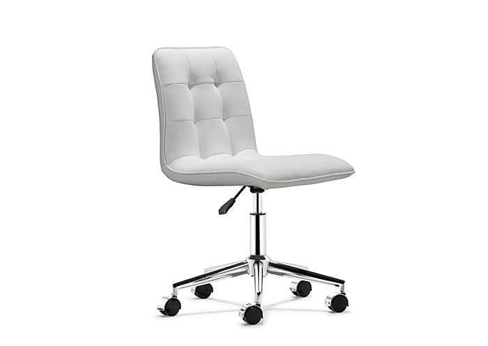 Scout Office Chair - White,Mr Bar Stool