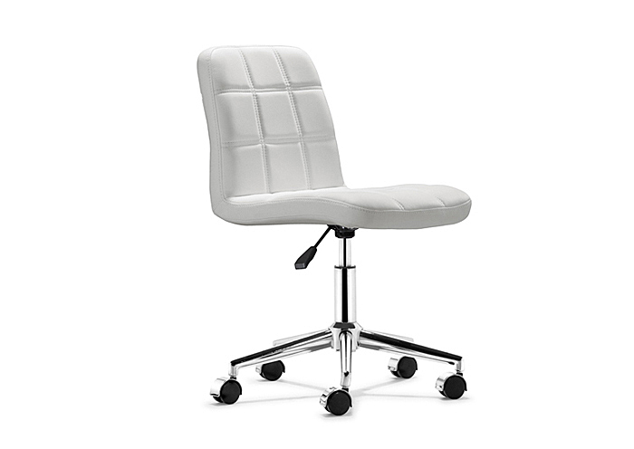 Agent Office Chair - White,Mr Bar Stool