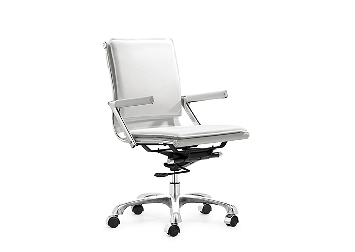 Lider Plus Office Chair - White,Mr Bar Stool