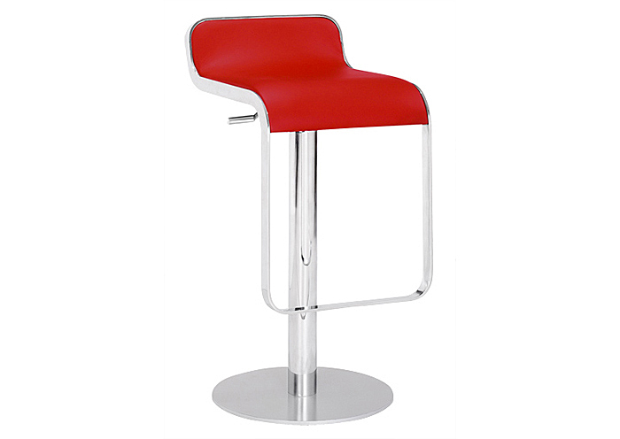 Equino Adjustable Bar Stool - Red,Mr Bar Stool